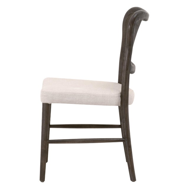 Cela Oak & Cane Dining Chair, Bisque, Set of 2 For Sale - Image 11 of 12