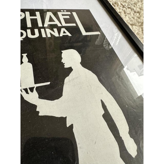 Vintage French St. Raphael Quinquina Advertisement Poster, 1920s For Sale - Image 6 of 14