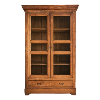 Large Oak Notary's Bookcase, France, 1880s For Sale