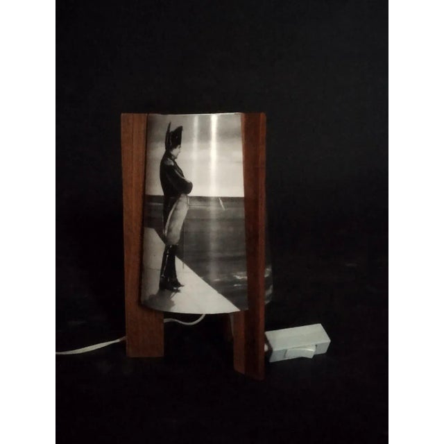 Brown Scandinavian Table Lamp, 1960s For Sale - Image 8 of 9