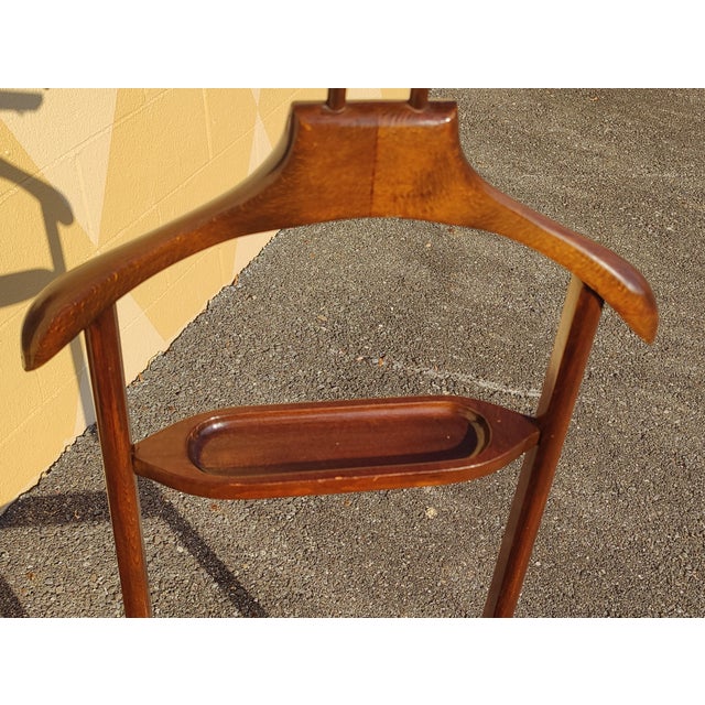 Vintage Fratelli Reguitti Style Valet, Wood, 1950s For Sale - Image 9 of 10