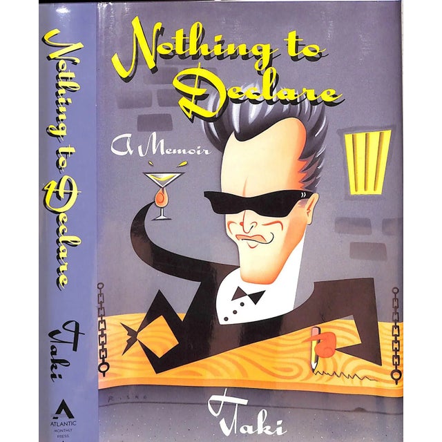 "Nothing to Declare: A Memoir" 1991 Taki For Sale
