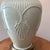 Ethan Allen Vintage Large Ivory Porcelain Embossed Leaf Design & Brass Lamp Footed Base by Ethan Allen For Sale - Image 4 of 12