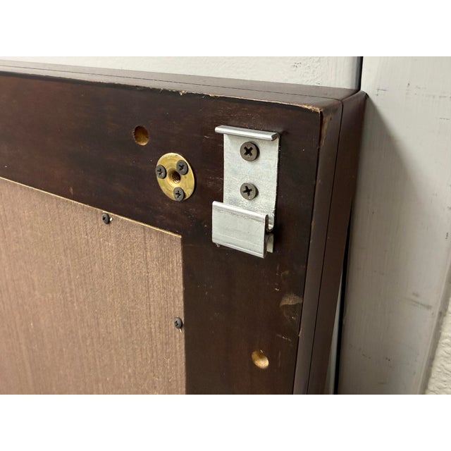 Omexey Home Furnishings Cherry Wood Wall Mirror For Sale - Image 11 of 12