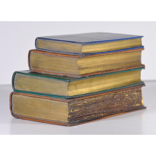 Plastic Vintage Set of 2 Resin Bookends For Sale - Image 7 of 11