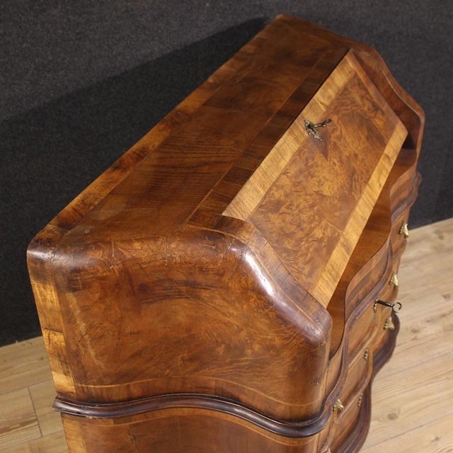 20th Century Inlaid Italian Bureau, 1960 For Sale - Image 10 of 13
