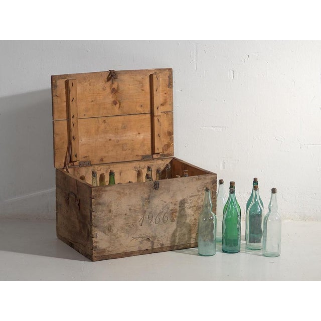 Vintage Bottle Storage Box, 1966 For Sale - Image 9 of 17