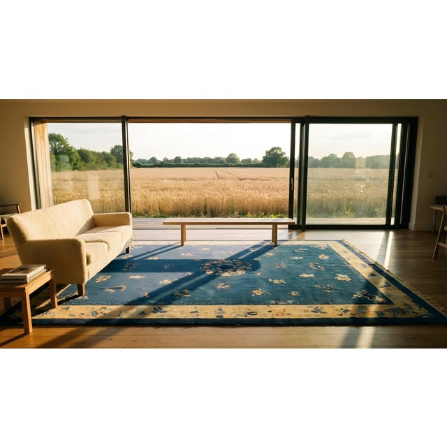 Early 20th Century Chinese Peking Carpet ( 9'1'' x 11'8'' - 277 x 356 ) For Sale - Image 14 of 14