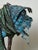 Metal Modern Figural Sculpture on Pedestal For Sale - Image 7 of 9