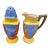 Vintage Hand Painted Nippon Sugar Shaker With Matching Creamer For Sale