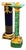 Rococo Marbleized Green Pedestal With Gold Leaf Details For Sale