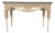 Neoclassical Style Console Table With Faux Slate Top For Sale
