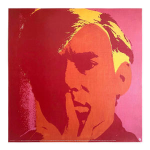 Andy Warhol Foundation Vintage 1993 Offset Lithograph Print Pop Art Poster " Self Portrait " 1966