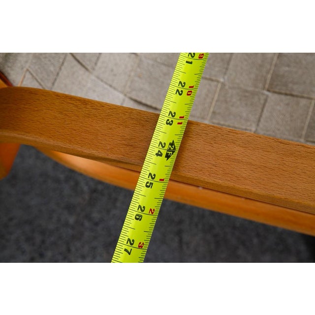 1960s Mid Century Danish Modern Lounge Chair Finn Ostergaard Canvas Sweden Ottoman Mid-Century Modern For Sale - Image 11 of 11