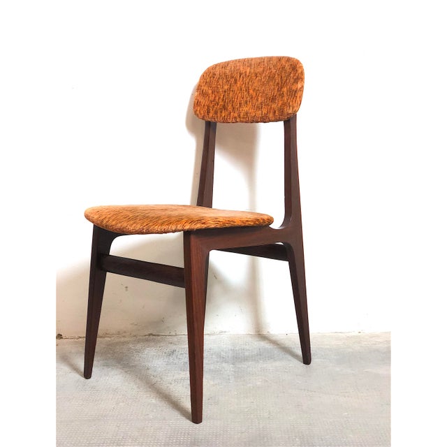 Brown Vintage Italian Teak Chairs, 1960s, Set of 4 For Sale - Image 8 of 18