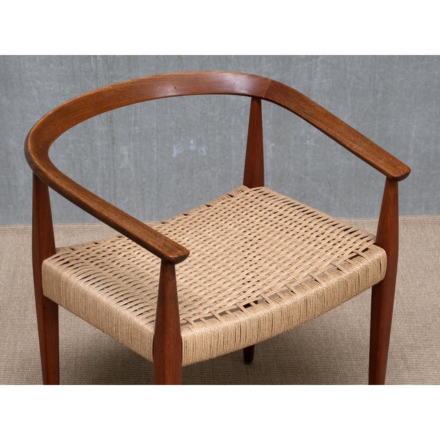 Sculptural Teak Model 113 Armchair by Nanna Ditzel for Kolds Savvaerk, 1950s For Sale - Image 12 of 16
