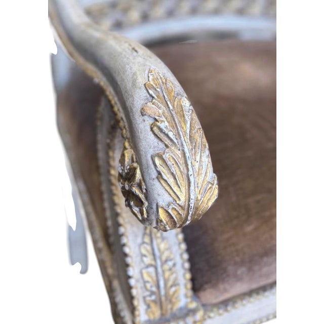 Traditional 18th C Quatrain for Dessin Fournir Piedmontese Armchair 1 of 2 For Sale - Image 3 of 8