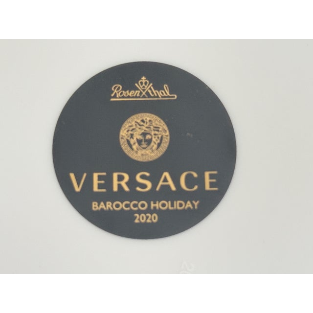 Barocco Holiday Christmas Limited Edition Ashtray by Versace for Rosenthal, 2020, in Flawless conditions. Designed from...
