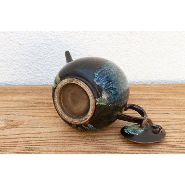 Ceramic Jizhou Porcelain Glazed Teapot For Sale - Image 7 of 8
