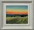 Hay Bales in Devon at Summer Sunset in the English Countryside by British Artist, 2024, Framed For Sale