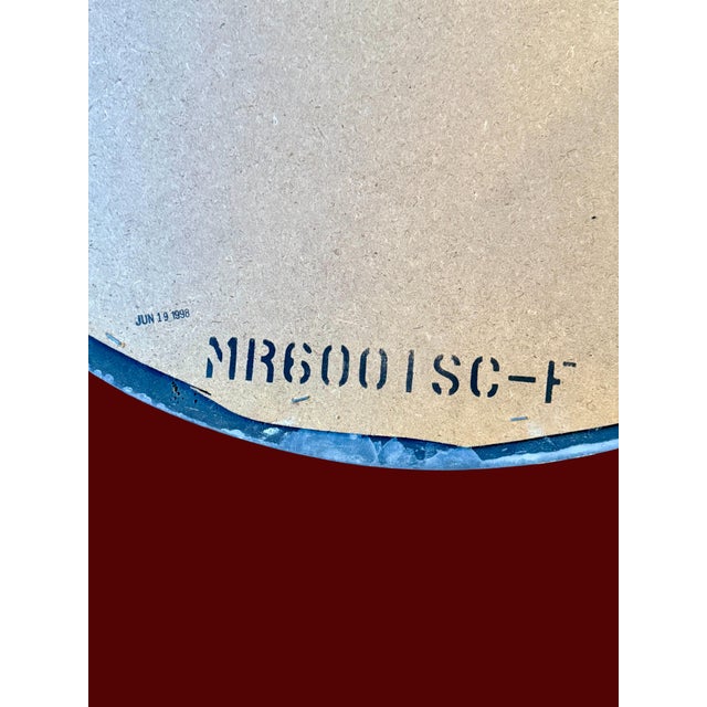 Gold Large Round Gold Gilt Wall Mirror Ornate Florentine Regency 31''-Vintage-Baroque For Sale - Image 8 of 8