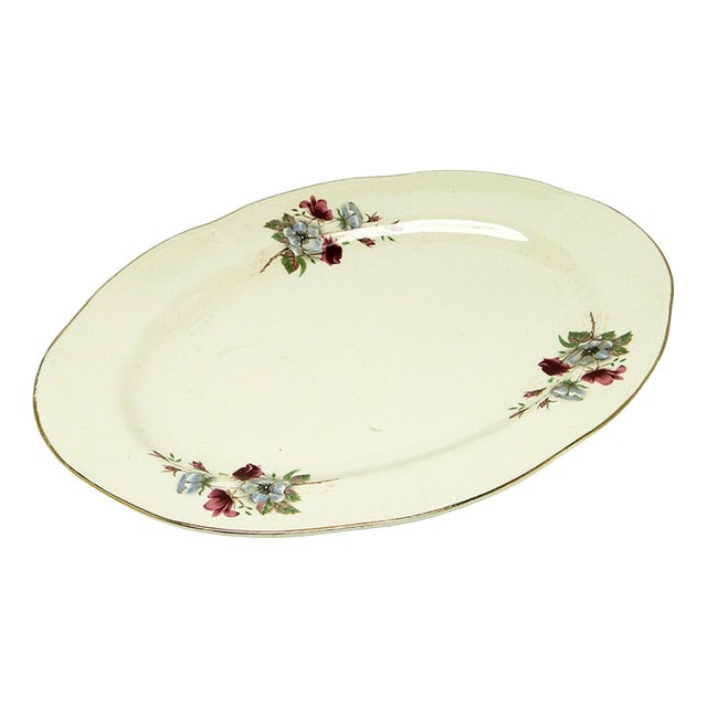 Art Deco Serving Dish from Chodzież Pottery, Poland, 1960s For Sale