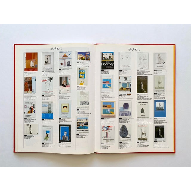 " David Hockney : Poster Art " Vintage 1995 First Edition Extra Large Hardcover Pop Art Book For Sale - Image 18 of 18