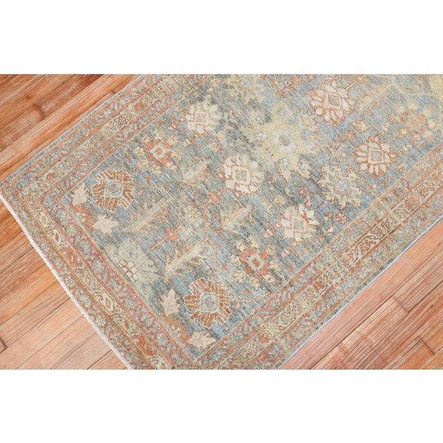 Zabihi Collection Soft Neutral Antique Malayer Throw Rug - 2'10" x 4'8" For Sale In New York - Image 6 of 6