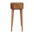 Wood Blush Accent Dressing Table With Mirror and Storage For Sale - Image 7 of 8