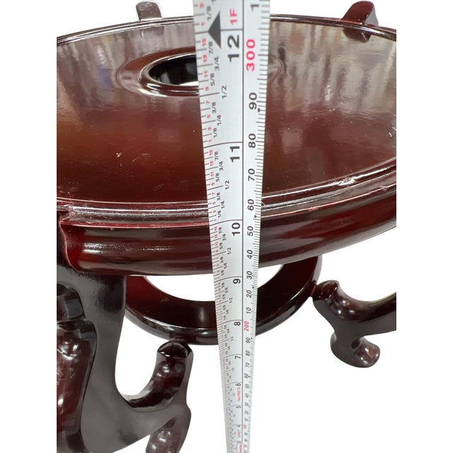 Large Chinoiserie Fish Bowl Stand For Sale - Image 4 of 5
