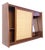 Teak Wall Cabinet with Mirror attributed to Arne Wahl Iversen for Brenderup, Denmark, 1960s For Sale