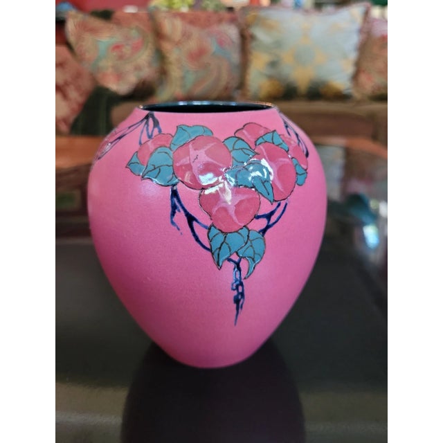 An exceptionally rare, museum-quality 1921 American Art Pottery vase from the legendary Rookwood Pottery company,...