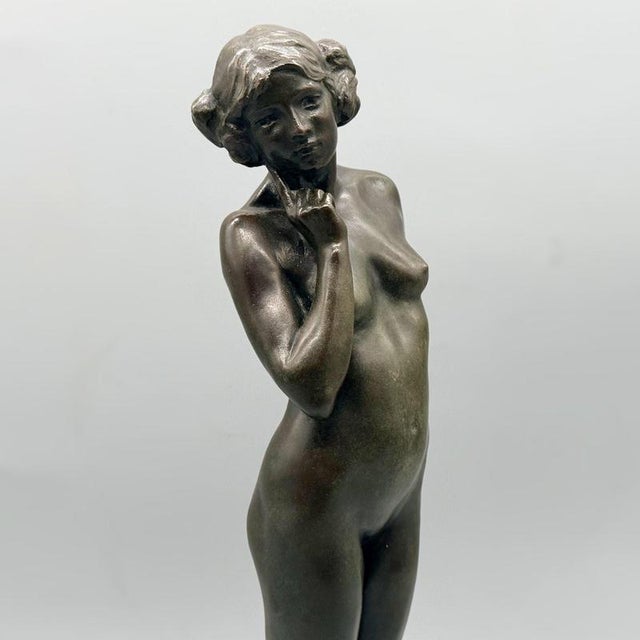 Katherine Murray Jardine, Pensive Woman, Nude, 1925, Bronze For Sale - Image 6 of 9