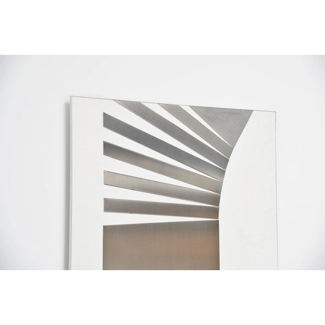 Stainless Steel Wall Artwork attributed to Rudolf Wolf, 1972 For Sale - Image 4 of 9