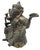 Antique Bronze Ganesha Seated Meditation 4 Hands Hindu Ganapati Sculpture of Ganesha, also known as Ganapati, is a revered...