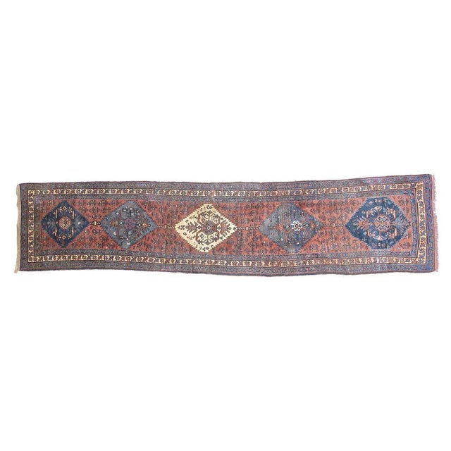 1920s Vintage Antique Persian Bakhshish Runner For Sale - Image 13 of 13