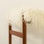 Mid-Century Danish Teak Ottoman in Long Hair Sheepskin, 1960s For Sale - Image 9 of 11