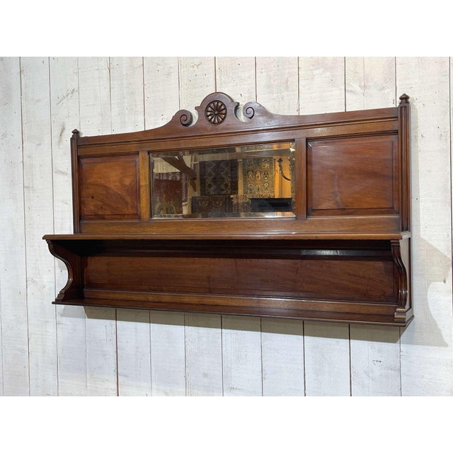 Early 20th Century English Walnut Shelf For Sale - Image 3 of 11