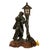 Bronze Antique Japanese Meiji Period Cast Bronze Geisha Statue Figure Lamp Signed 1890 For Sale - Image 8 of 16