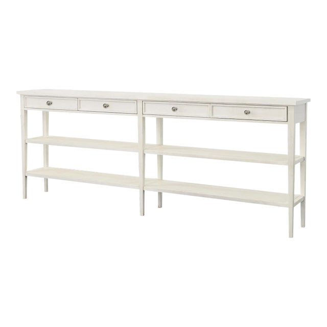 Delaney Off-White finish Console For Sale