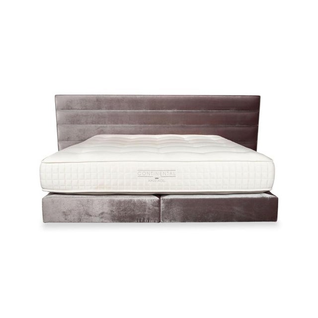 La Donna Bed in Silver Fabric with Cashmere Mattress from Cocoon For Sale - Image 11 of 12
