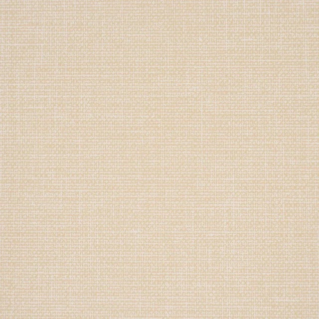 SAMPLE - Schumacher Linen Gesso Vinyl Wallpaper In Maize For Sale