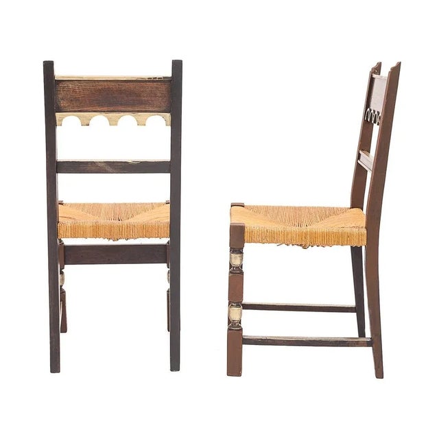 Vintage Art Deco Chairs, 1930s, Set of 8 For Sale - Image 6 of 12