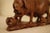 Sienna Antique Qing Dynasty Carved Shoushan Soapstone Sculpture of a Sow With Piglets, Signed For Sale - Image 8 of 17