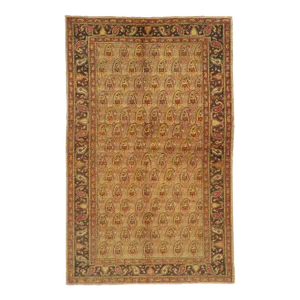 Rustic Vintage Turkish Oushak Rug - 04'09 X 07'08