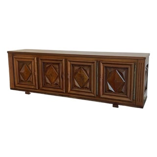 French Brutalist Sideboard, 1970s For Sale
