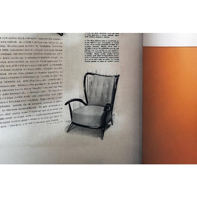 Armchair in Hardwood with Ebony Finish and Red Fabric, Giuseppe Scapinelli, 1950s - Lot 581 For Sale - Image 14 of 14