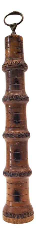 Bamboo and Bronze Pepper Shaker