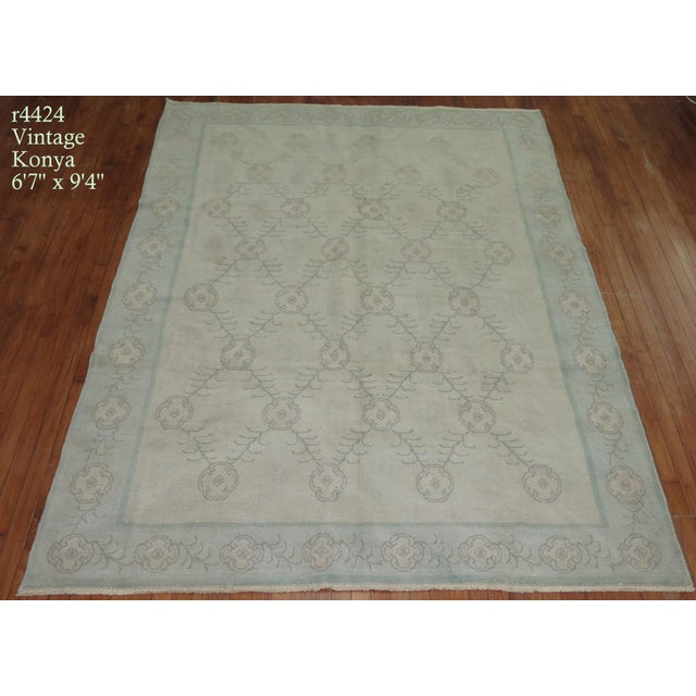 Vintage Turkish Konya - 6'7" x 9'4" For Sale - Image 4 of 6