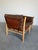 Mid-Century Modern Arne Norell Ilona Safari 2 Seat Sofa in Brown Leather, Sweden 1960’s For Sale - Image 3 of 12